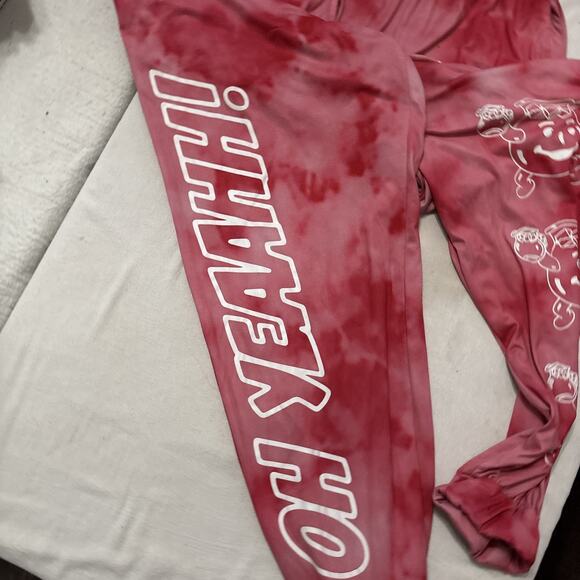 Kool aid Pants Men's Medium Red Tie-dye Joggers - Picture 3 of 4